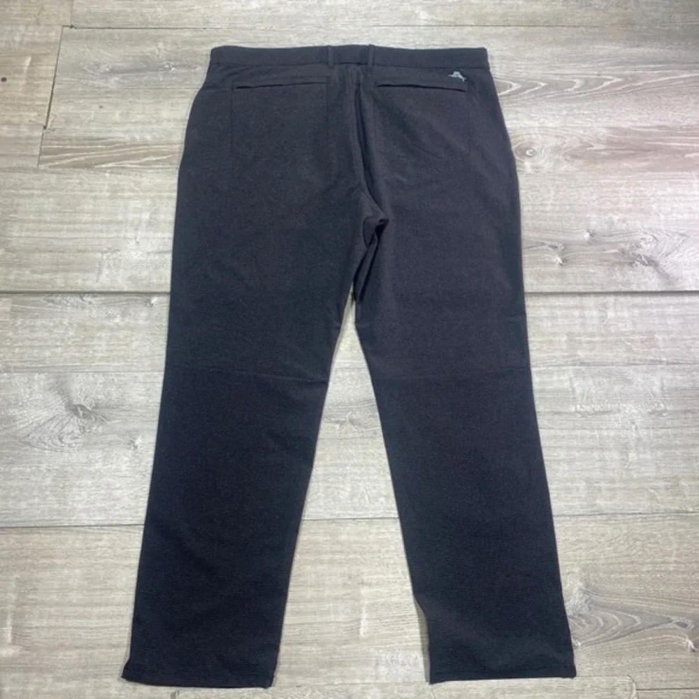 Tommy Bahama Pants‎ Mens 38x30 Stretch Performance Dress Casual Black Pineapple